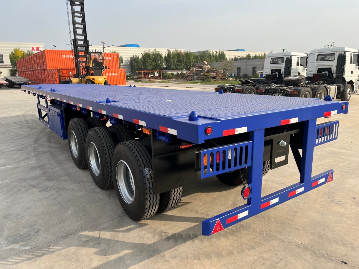 Flatbed Semi Trailer - Shandong Shuyue Vehicle, FOB China