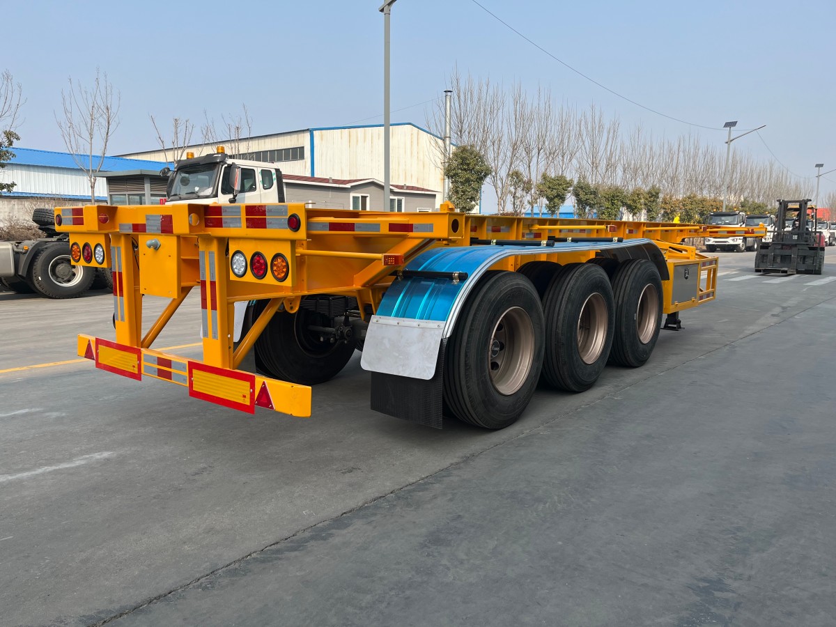 Skeletal Container Semi Trailer - Shandong Shuyue Vehicle, FOB China
